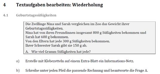 85A 4 Textaufgaben bearbeiten: Wiederholung 4.