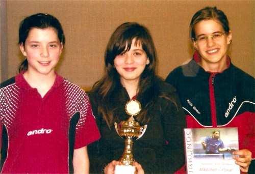 Mädchen - Pokal 2007/2008 Binau. (Rob) Der Kreispokal bei den Mädchen des Tischtennis Sportkreises Mosbach ging in diesem Jahr an die spielerisch überlegene Mannschaft des TTC Schefflenz/Auerbach.