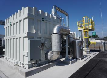 FAKTEN BRENNSTOFFZELLE Biogas Nahrungsmittelproduktion Biomasse Kläranlagen Erdgas Nutzung Infrastruktur Zukunft: Potentiell Wasserstoff Strom 47±2 % Effizienz