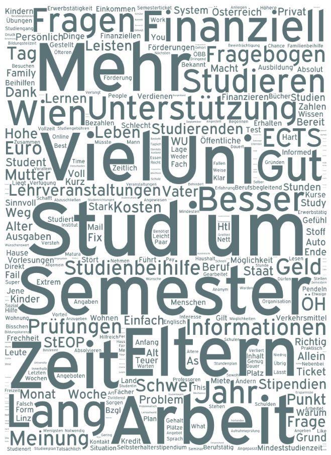 I H S Studierenden-Sozialerhebung 2015, Bd. 1 / Offene Anmerkungen 185 7.