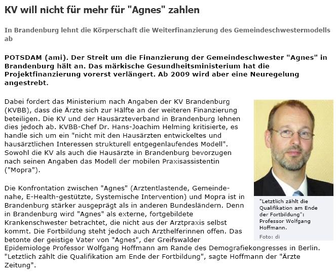 Ärzte Zeitung, 10.10.2008 KVBB-Chef Dr.