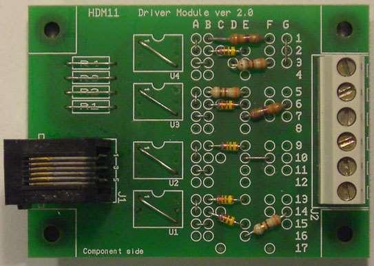 18 HDM11MD7 4- Wegesignale mit LED s Mit diesem Modul können sie Signale Ansteuern und andere Geräte in Modelbauanlage.