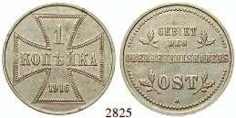berieben, PP 150,- GENT 2833 50 Cent 1915, Fe/Cu platt.