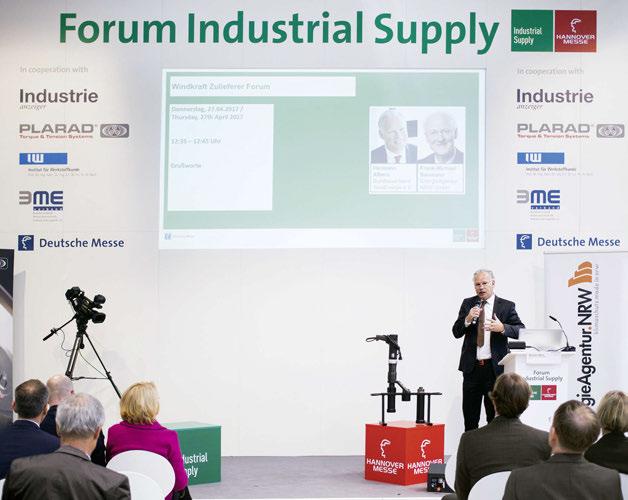 Forum Industrial Supply Ein Forum, alle Trends: Die zentrale Bühne der Industrial Supply behandelt wichtige Themen der Zulieferindustrie von Metallen und Leichtbau über Verbundwerkstoffe und