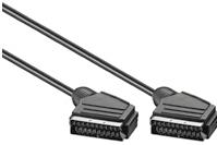 Scart-Anschlußkabel K9047 / K0047 / K0036 / K0051 Scartkabel 21 pol. Scartstecker > Scartstecker Voll beschaltet Farbe: schwarz Länge : 1,5m ( BLI 40 ) 3m 5m Lose mit Banderole inkl.