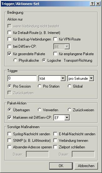 6 von 7 LANCOM Support Knowledgebase 04.06.2011 06:26 3.4. Erstellen des QoS Objektes Zur Sicherstellung der Bandbreite für die Video-Übertragung wird noch ein QoS-Objekt erstellt.