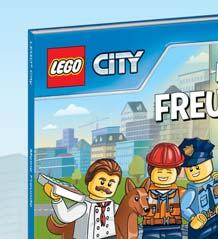 Passend zu den LEGO City Spielsets laden und Stickerbücher zum Kreativsein und Knobeln ein und sorgen für eine aufregende Zeit.