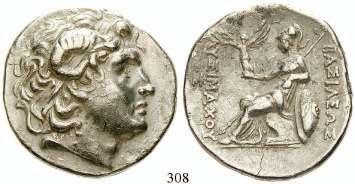 ss+ 490,- MAKEDONIEN-RÖMISCHE PROVINZ 306 Freistaat, 168-148 v.chr. Tetradrachme 167-149 v.chr., Amphipolis. 16,90 g.