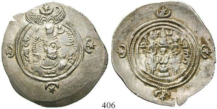 180d; SNG Cop.271. dunkle Tönung. ss 120,- 409 Apollodotos I., 160-150 v.chr. Hemidrachme ca.