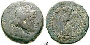 ss+/ss 650,- BAKTRIEN UND INDIEN, KUSCHAN 416 Wima Kadphises, 105-128 Bronze, Kapisa. 17,22 g.