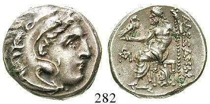 ss-vz 420,- 280 Tetradrachme 330-320 v.chr., Byblos. 16,93 g. Kopf des Herakles r. mit Löwenfell / Thronender Zeus l.