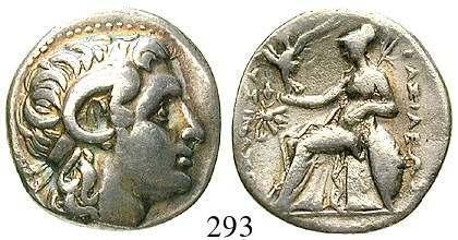 Kopf der Nymphe Larissa fast von vorn / Grasendes Pferd r. BCD Thessalien 240-241vgl.; Lorber, Early 58-59vgl.