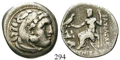 450,- THESSALIEN, PHARSALOS 302 Drachme 5.-4. Jh. v.chr. 5,95 g. Behelmter Kopf der Athena r.