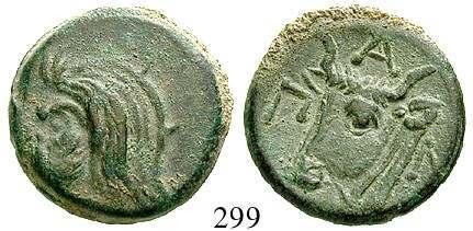 Thomp.35. ss Preis auf Anfrage THESSALIEN, TRIKKA 303 Bronze 17 mm 400-344 v.chr. 4,45 g.