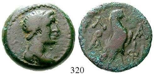 knapper und unregelmäßiger Schrötling, ss/ss+ 550,- 315 Tetradrachme 454-404 v.chr. 17,23 g. Kopf der Athena r.