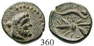 PHRYGIEN, APAMEIA 357 Bronze 24 mm um 133-48 v.chr. 6,11 g. Büste der Athena r. mit korinthischem Helm / Adler fliegt r.
