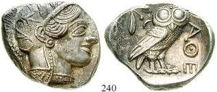 17,23 g. Kopf der Athena r. mit attischem Helm / Eule r. ss+/vz 1.500,- TAURISCHE CHERSONES, PANTIKAPAION 233 Bronze um 300 v.chr.