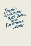 Einführung über die Grundfragen der Wortschatzarbeit (Alain Denjean) folgen ein Beitrag von Natalia Plotkina in deutscher Sprache über den