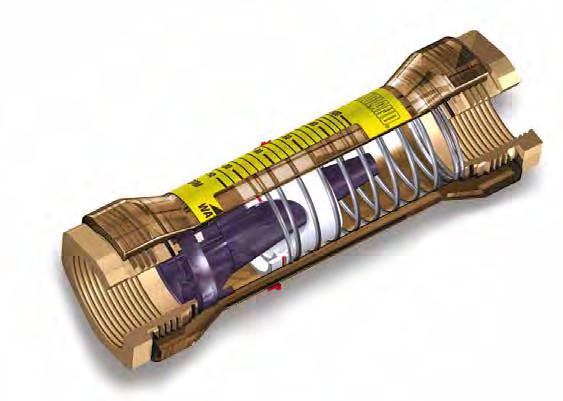 Der Kolbenzylinder trägt einen zylindrischen PPS/ Keramik-Magneten, welcher mit einem externen Indikatormagnet gekoppelt ist.