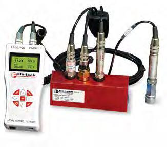 70 71 Hydraulische Diagnose Hydraulische Tester und Analyzer Flo-tech Hydrauliktester sind kompakte, tragbare Geräte.