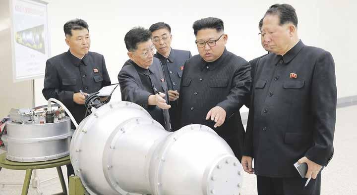 ausland 19 Kim zündet Bombe, Trump warnt erneut Nach der angeblichen Zündung einer Wasserstoffbombe durch Nordkorea drohen die USA mit Sanktionen.
