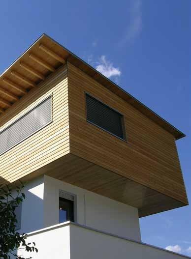 Fassaden aus Lärche Ansichtssache TIMBERRA Holzfassaden werden natürlich aus Lärchenholz hergestellt.