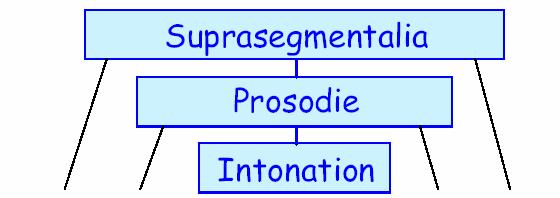 Prosodie ist laut [6] Teildisziplin der Linguistik und Phonetik, die linguistische und paralinguistische Funktion umfasst. Die Forschungsgegenstände der Prosodie sind daher umfangreich, z.b.