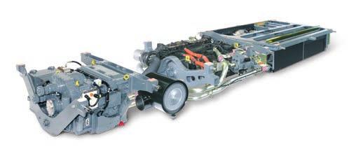 Diesel-Antriebssysteme RailPacks RailPack 800DH Vorteile: + + Alle notwendigen Komponenten sind platzsparend in einem System vereint.