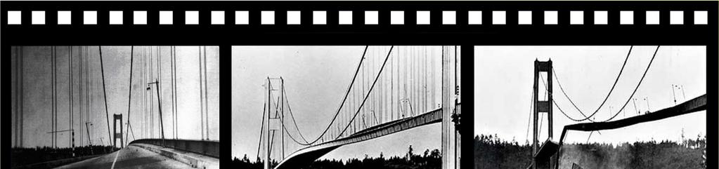 Beispiel: Einsturz der Tacoma Narrows Bridge Die Tacoma Narrows Bridge im US-Bundesstaat Washington (eröffnet am 01.07.1940 und eingestürzt am 07.11.
