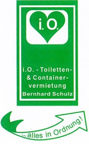 i.o.- Toiletten- & Containervermietung Vermietung von Toilettenkabinen für Baustellen und Veranstaltungen Vermietung von Büro- und Sanitärcontainer, Stromerzeuger Baustelleneinrichtungen