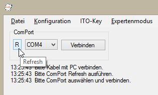 Hinweis: Nach dem Anstecken des FTDI Kabels am PC sollte der ComPort auch im Gerätemanager angezeigt werden. 3.