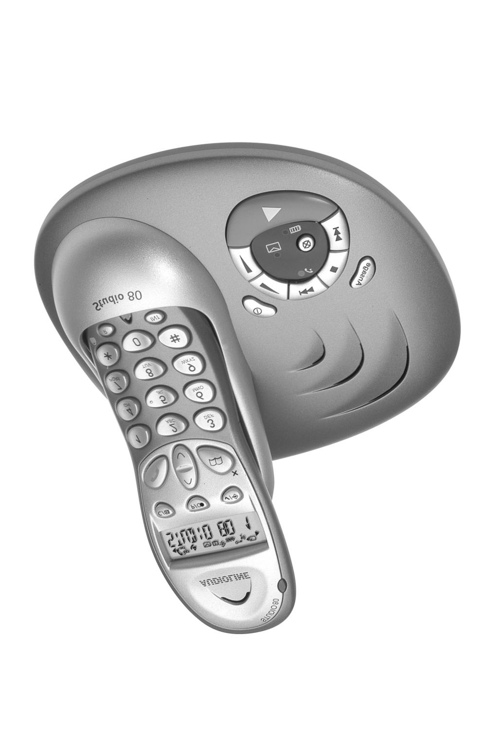 Schnurloses digitales DECT-Telefon mit Anrufbeantworter Cordless digital DECT