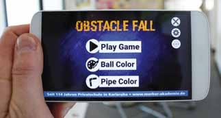 PrivatschulE KarlsRuhe Schülerfirma obstacle games weiter auf Erfolgskurs Obstacle Games konnte als neuen Werbepartner die M.A.I. gewinnen.