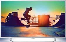 50" (127cm) - 59" (150cm) 55PUS6412/12 4K UHD-LED-TV mit DVB-T/-T2/-T2-HD/-C/-S/-S2, powered by ndroid TV(TM), 2-seitiges mbilight, Micro Dimming Pro, Ultra Resolution, Natural Motion, Pixel Plus
