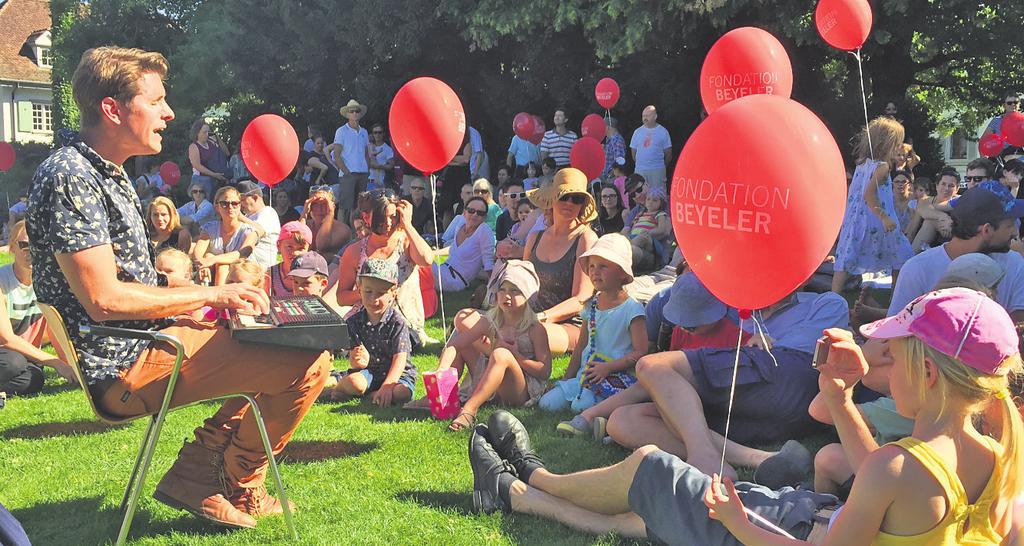 Freitag, 19. August 2016 Nr. 33 SOMMERFEST Die Fondation Beyeler lud zum Familientag mit Kunst Musik «Wo ist mein roter Luftballon?