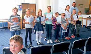 Stadtbibliothek Wie bereits im September-Stadtanzeiger berichtet, fand im September der traditionelle Lesewettbewerb der Schülerinnen und Schüler der 4. Klassen statt.