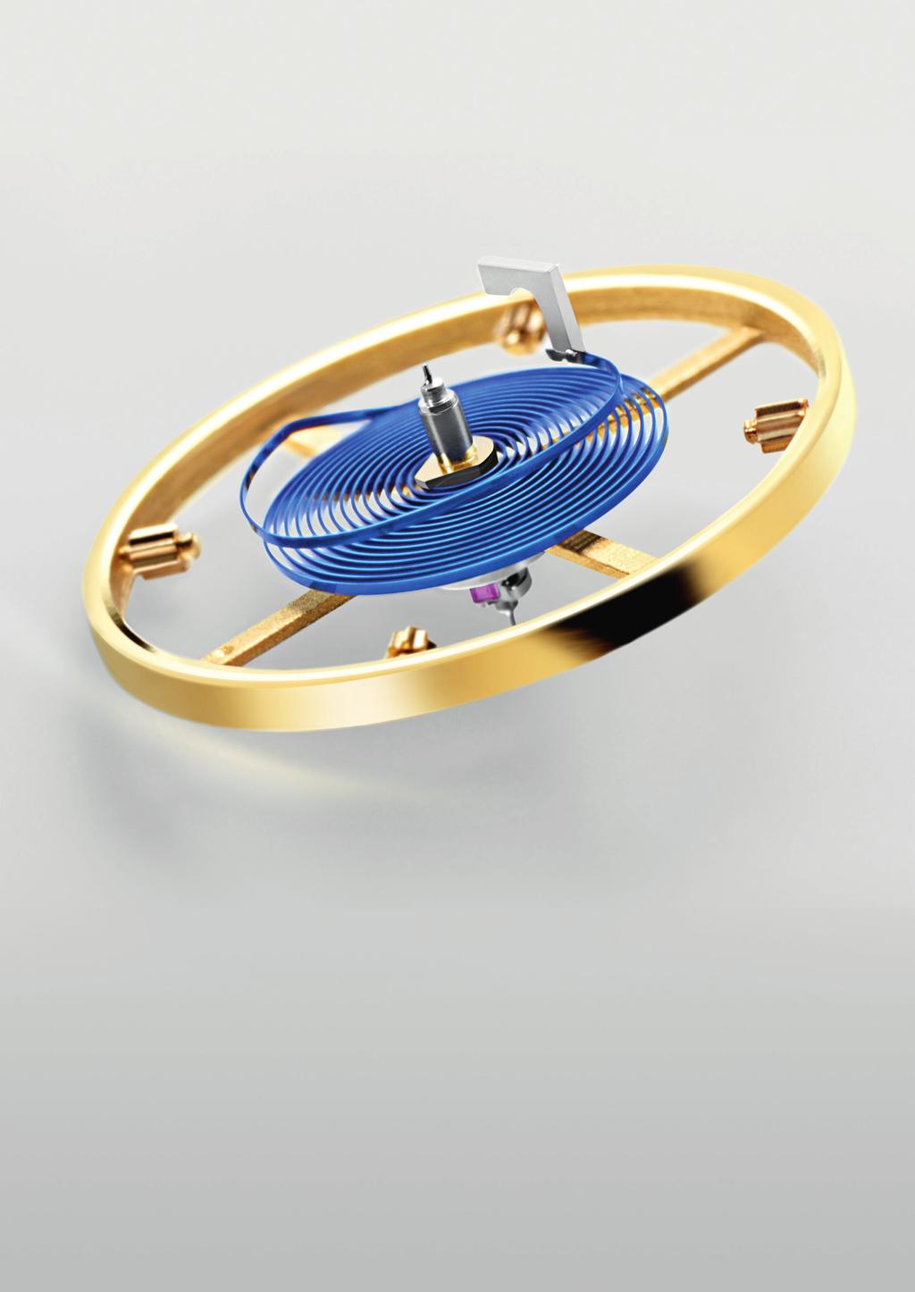 Besondere Merkmale parachrombreguetspirale In einer mechanischen Uhr ist der Oszillator der Taktgeber.