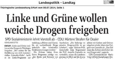 07.2014 Thüringische Landeszeitung, 30.07.2014 Thüringische Landeszeitung, 21.08.