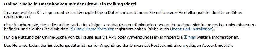 Datenübernahme aus Datenbanken