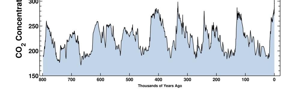 Illusion 4: Es gab schon immer CO 2 Schwankungen 800.