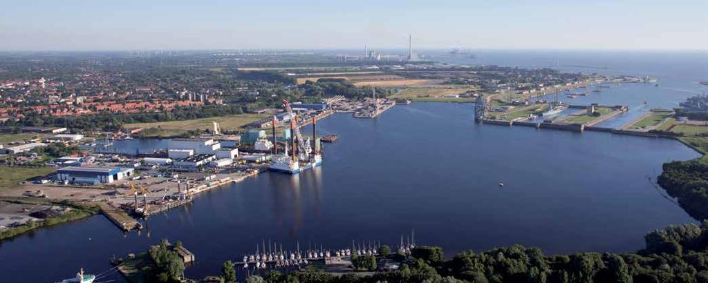 ( Dong Energy) Offshore Basis Cuxhaven Offshore Base Cuxhaven PORTS FOR YOUR WIND ENERGY VENTURES Nordhafen Wilhelmshaven Niedersachsen Ports bietet Sechs