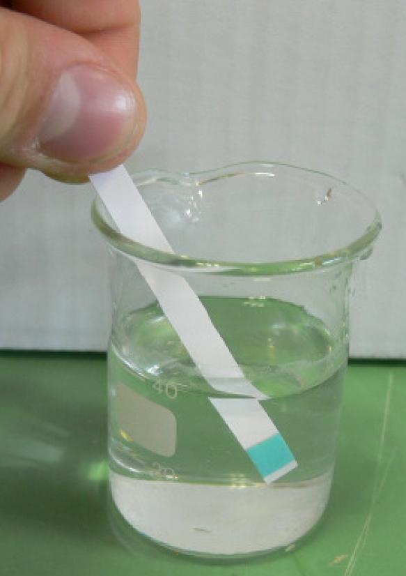 3 OXYGENAL 6-Konzentration prüfen Merckoquant Peroxid-Test Teststäbchen in die