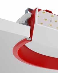 Schnelle Montage. Eine strapazierfähige Verriegelung erleichtert die werkzeuglose Installation LED-Board mit leistungsstarken Mid-Power LED s.