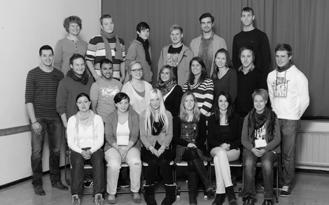 Klassen WVA 11 A Lorenz Wetscher, Carolin Golz, Claudia Damjantschitsch, Florian Murche, Ramona Schlamminger, Helen Wiesmann, Sebastian Nagel mittlere Reihe v. l.