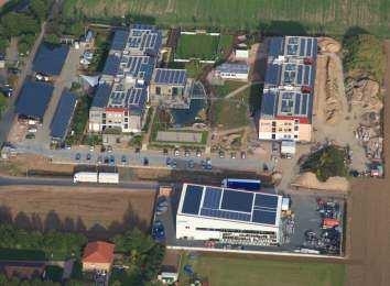 500 Photovoltaik-Anlagen 950 Megawatt Firmensitz der juwi-gruppe in Wörrstadt Biogasanlagen