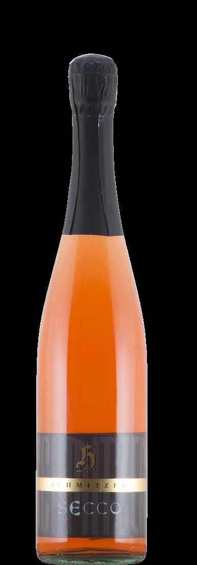 Secco Rosé Portugieser Rosé QbA NR. 36A PREIS 5,60 [1,0 l = 7,47 ] WEIN Fruchtig im Duft, erfrischende Säure, feinperlig.