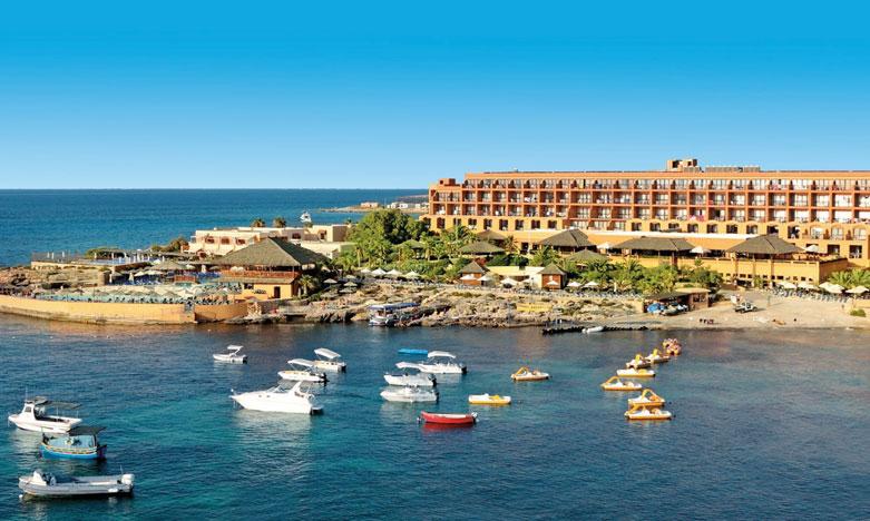 Ramla Bay Resort BBBB Marfa Malta Insel Malta Ihre Hotel Highlights direkt am flachen, hoteleigenen Sandstrand gelegen geräumige Zimmer Halbpension und All Inclusive zubuchbar h bis zu 100%