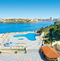 Vom Hotel aus haben Sie einen traumhaften Ausblick über den Hafen von Marsamxett und die Manoel-Insel. Ausstattung: Das Luxushotel verfügt über 433 Zimmer.