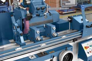 Die Universal-Rundschleifmaschinen URS 1000 und URS 1500 eignen sich zur Ausführung von Außenrundschleifarbeiten für Werkstücke bis 320 mm Durchmesser, durch die serienmäßige