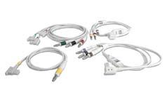 Elektrodenkabel, IEC 1 Elektrodenkabel EKG-Schreiber PageWriter der Serie TC: (2 Armkabel, 2 Beinkabel, 2 1-in-3-Tridentkabel, 860315, 860310 2 Kabelrechen, 2 Adapter für Bananenstecker, 2